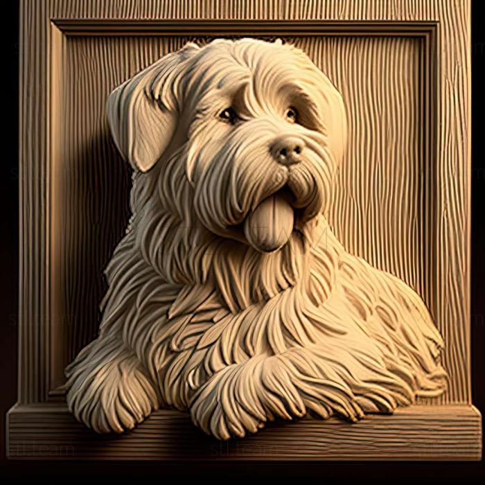 3D model Bobtail dog (STL)